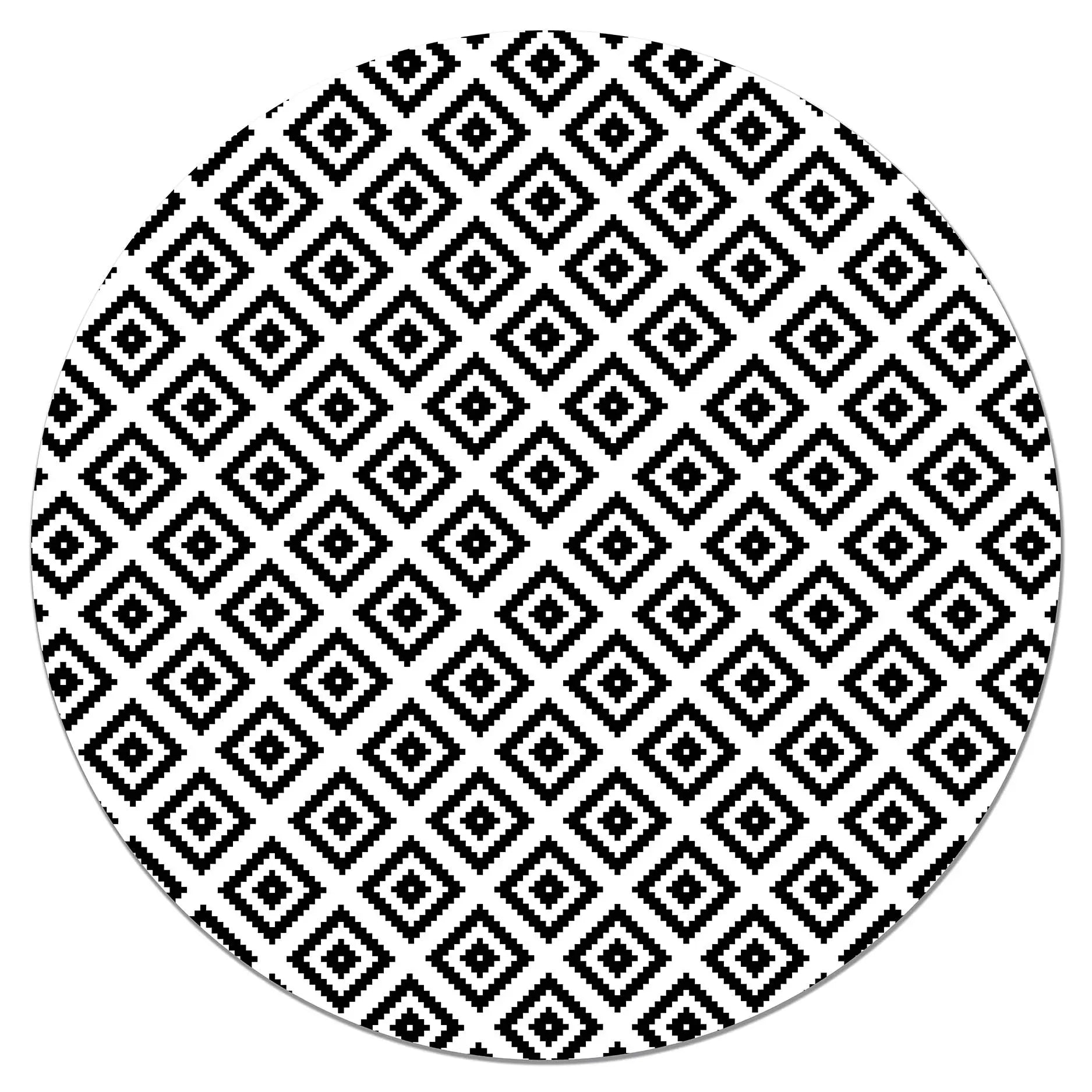  Alfombra negra abstracta redonda, iconos dibujados a mano,  contemporánea, moderna, antideslizante, para sala de estar, habitación de  los niños, decoración interior/exterior, alfombra de suelo, 63 pulgadas de  largo x 47 pulgadas