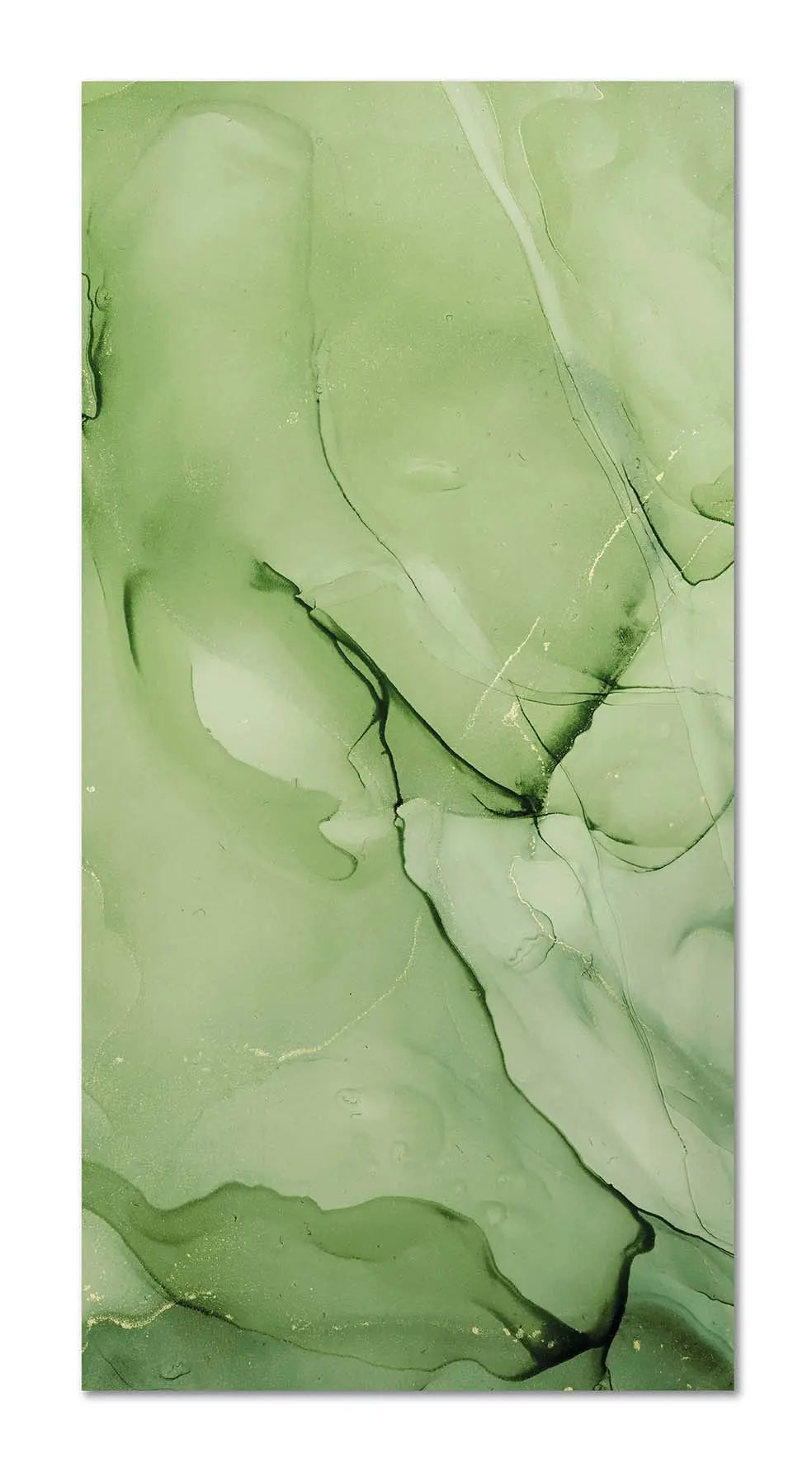 Alfombra de área verde Alfombra de geoda de mármol abstracto