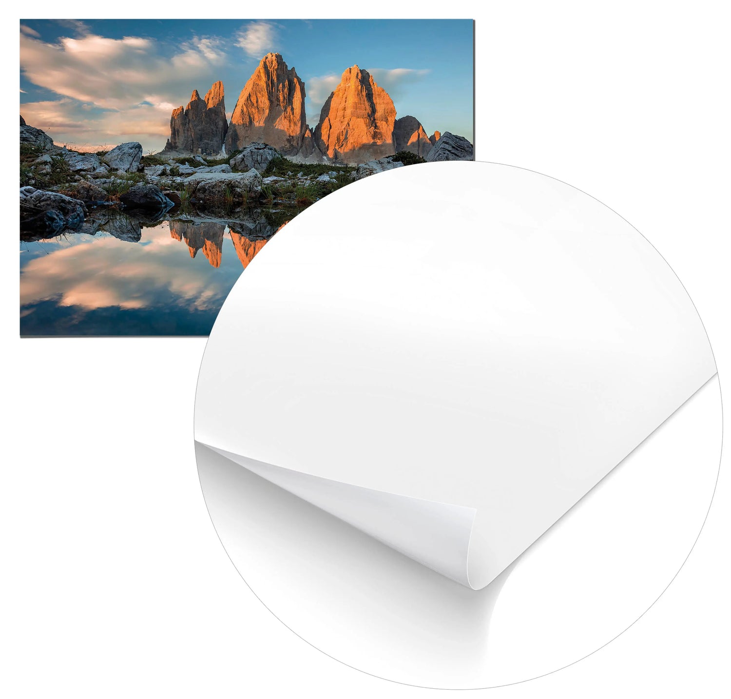 Cuadro Tres Cimas de Lavaredo Italia freeshipping - Home and Living