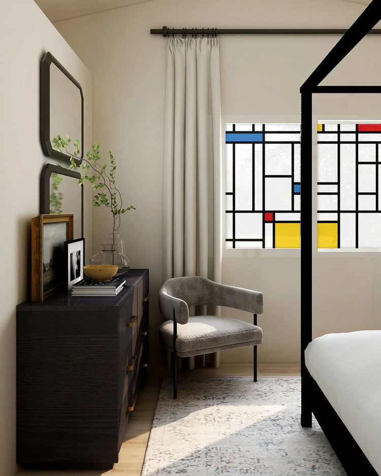 Vinilo para Ventanas Mondrian freeshipping - Home and Living