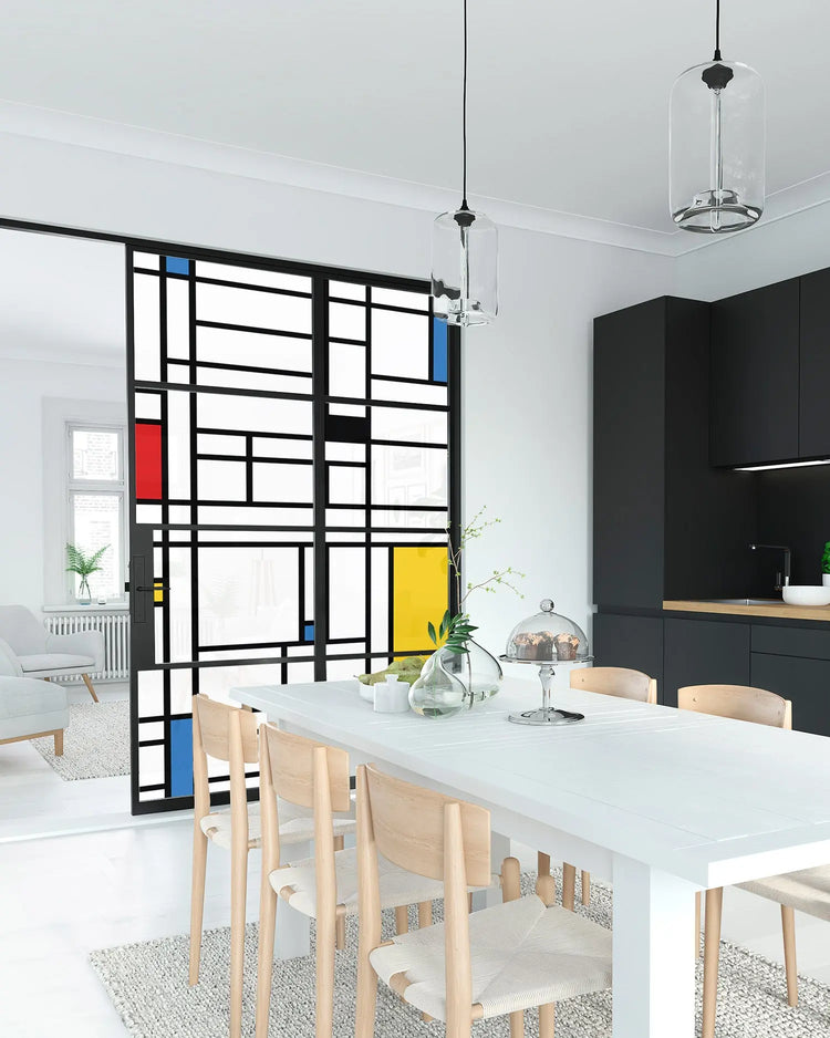 Vinilo para Ventanas Mondrian freeshipping - Home and Living