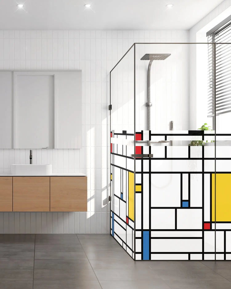 Vinilo para Ventanas Mondrian freeshipping - Home and Living