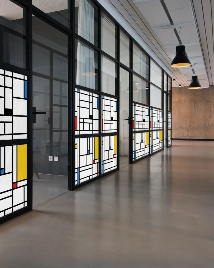 Vinilo para Ventanas Mondrian freeshipping - Home and Living