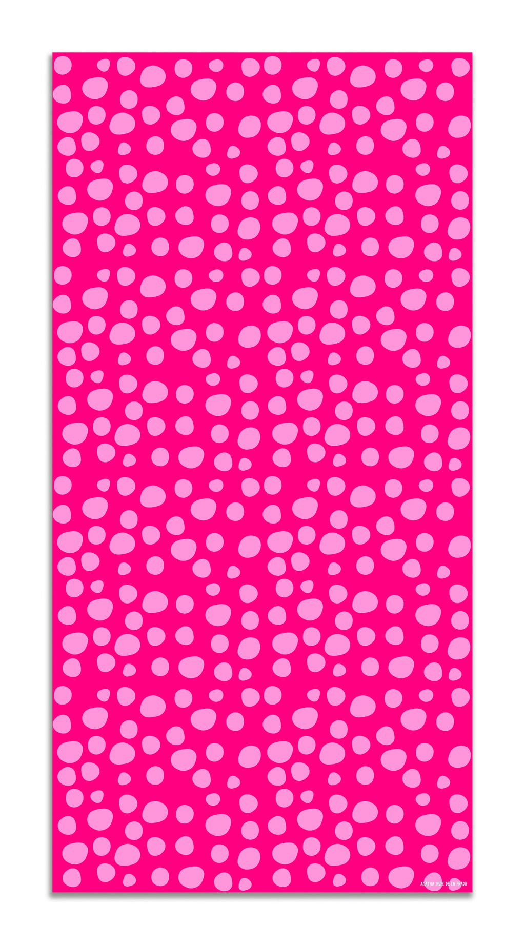 Alfombra Agatha Ruiz de la Prada Estampados Básicos Círculos Lilas y Rosas Home & Living 