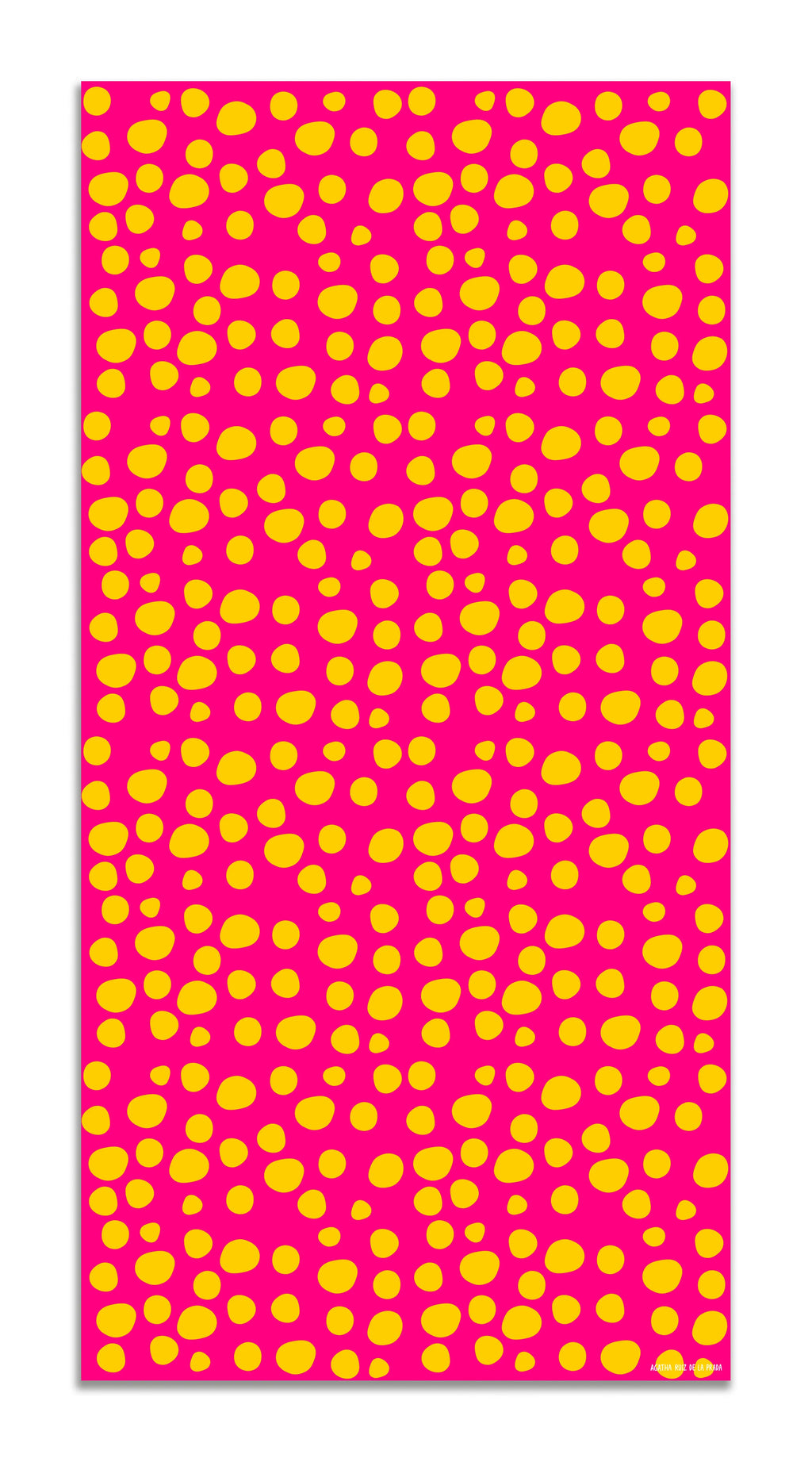 Alfombra Agatha Ruiz de la Prada Estampados Básicos Círculos Naranjas y Rosas Home & Living 