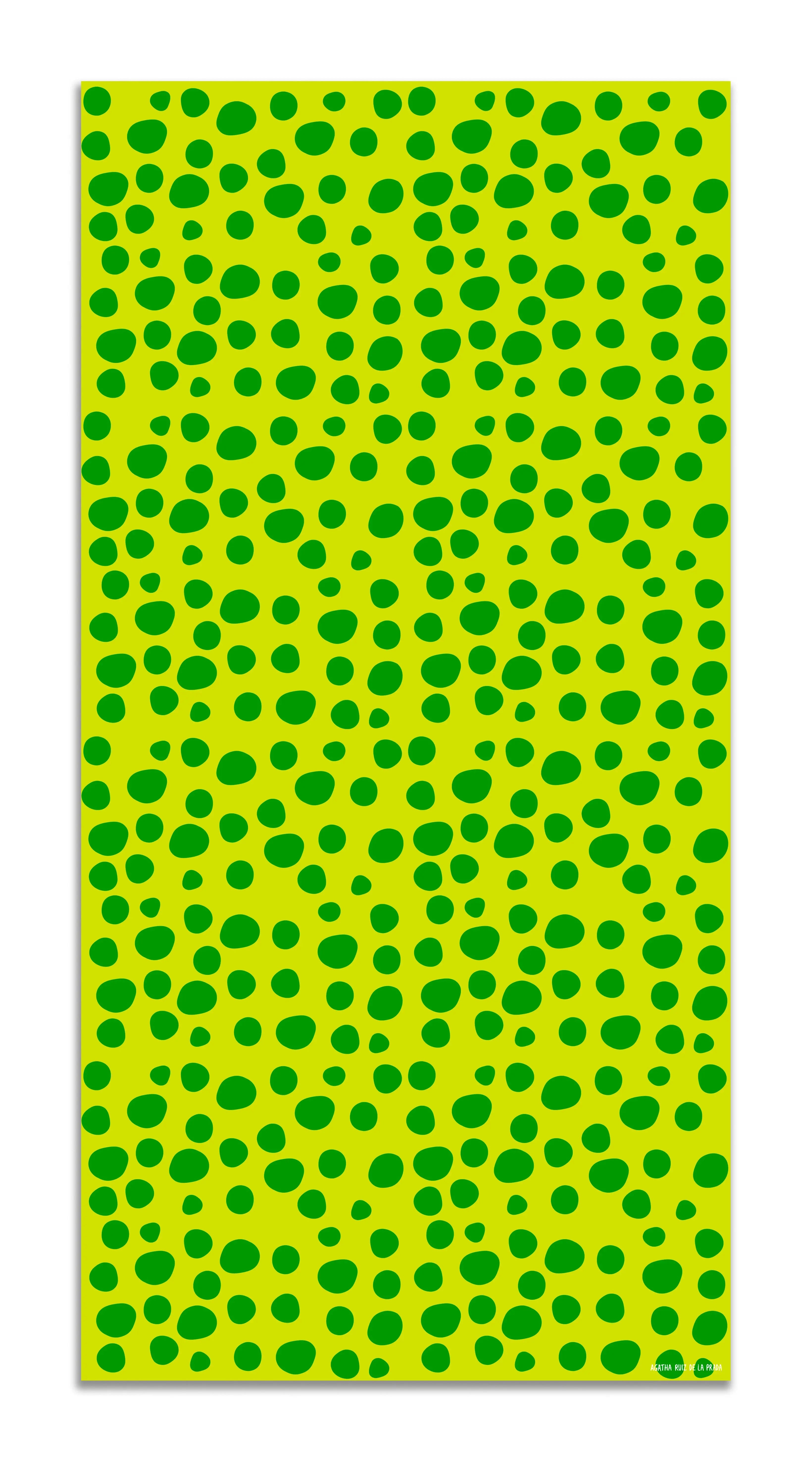 Alfombra Agatha Ruiz de la Prada Estampados Básicos Círculos Verdes y Amarillos Home & Living 