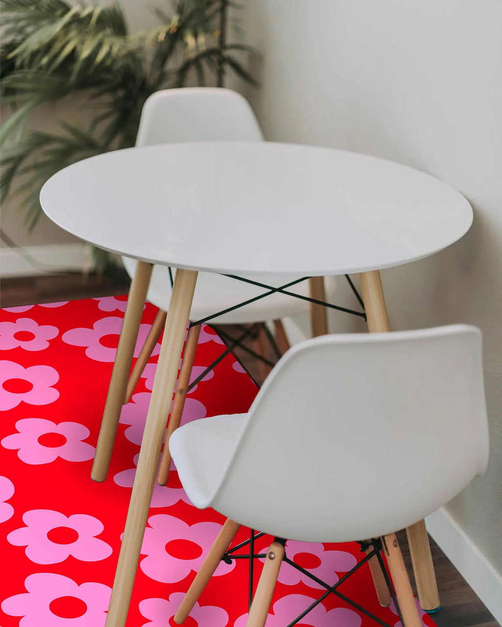 Alfombra Agatha Ruiz de la Prada Estampados Básicos Flores Rosas y Rojos Home & Living 