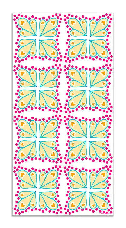 Alfombra Agatha Ruiz de la Prada Hidráulico Crema Alas Mariposa Home & Living 