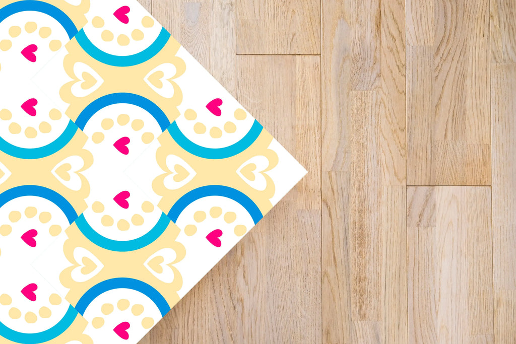 Alfombra Agatha Ruiz de la Prada Hidráulico Crema Mural Ondas Home & Living 