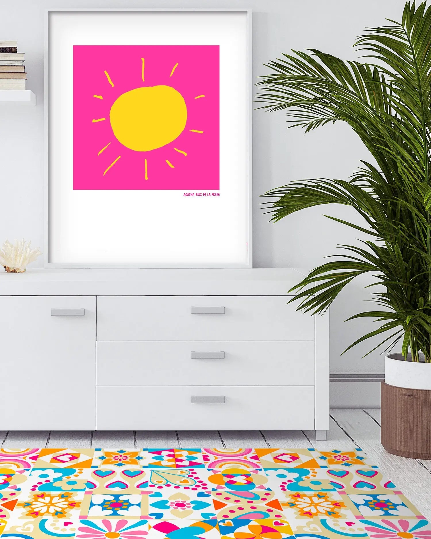 Alfombra Agatha Ruiz de la Prada Hidráulico Crema Original Varios Colores Home & Living 