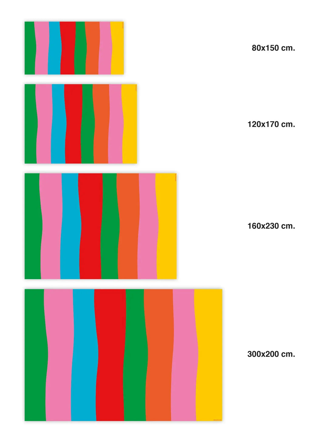 Alfombra Agatha Ruiz de la Prada Motivos Básicos Arcoíris Home & Living 