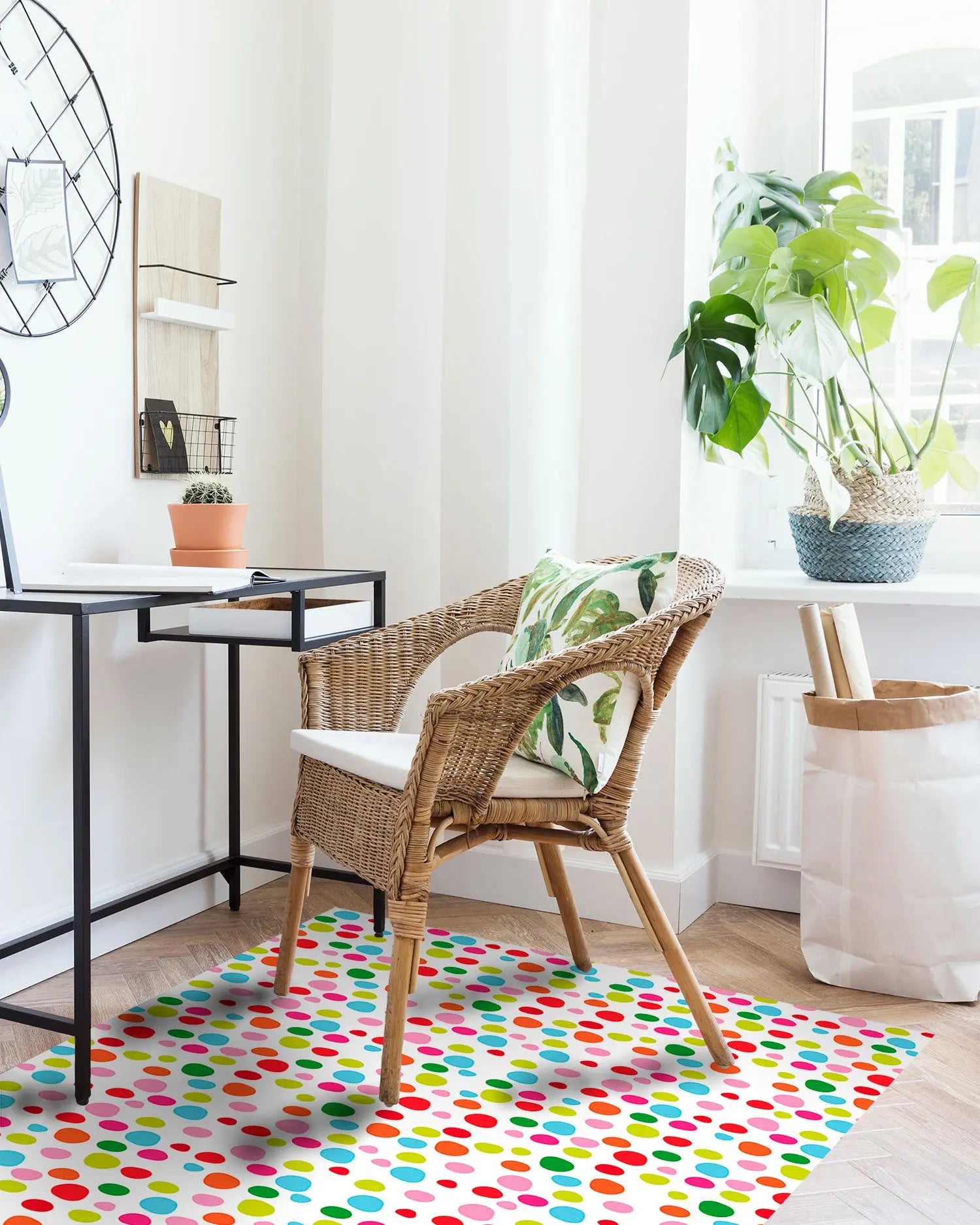 Alfombra Agatha Ruiz de la Prada Motivos Básicos Círculos Colores Home & Living 