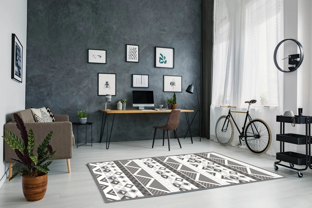 Alfombra Azteca Gris freeshipping - Home and Living