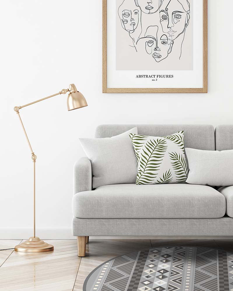 Alfombra Azteca Gris Redonda Home & Living 