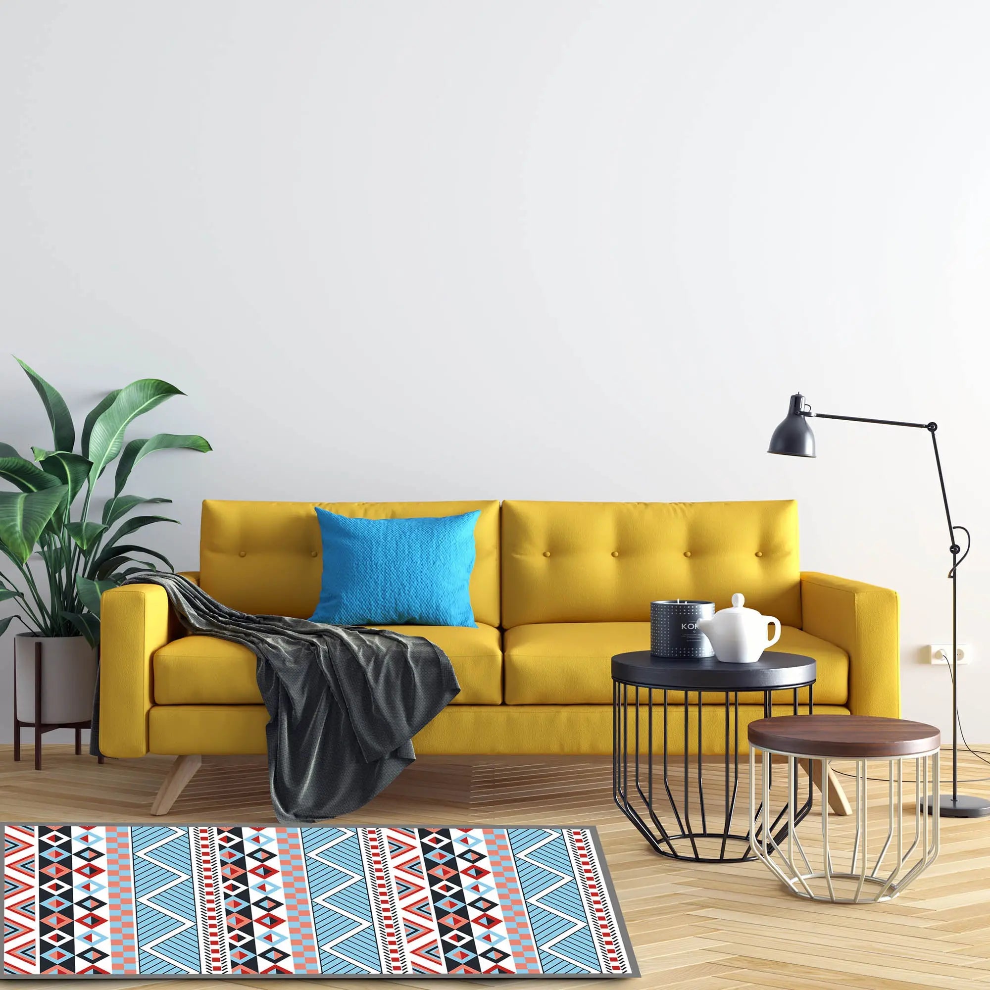 Alfombra Azteca Multicolor freeshipping - Home and Living