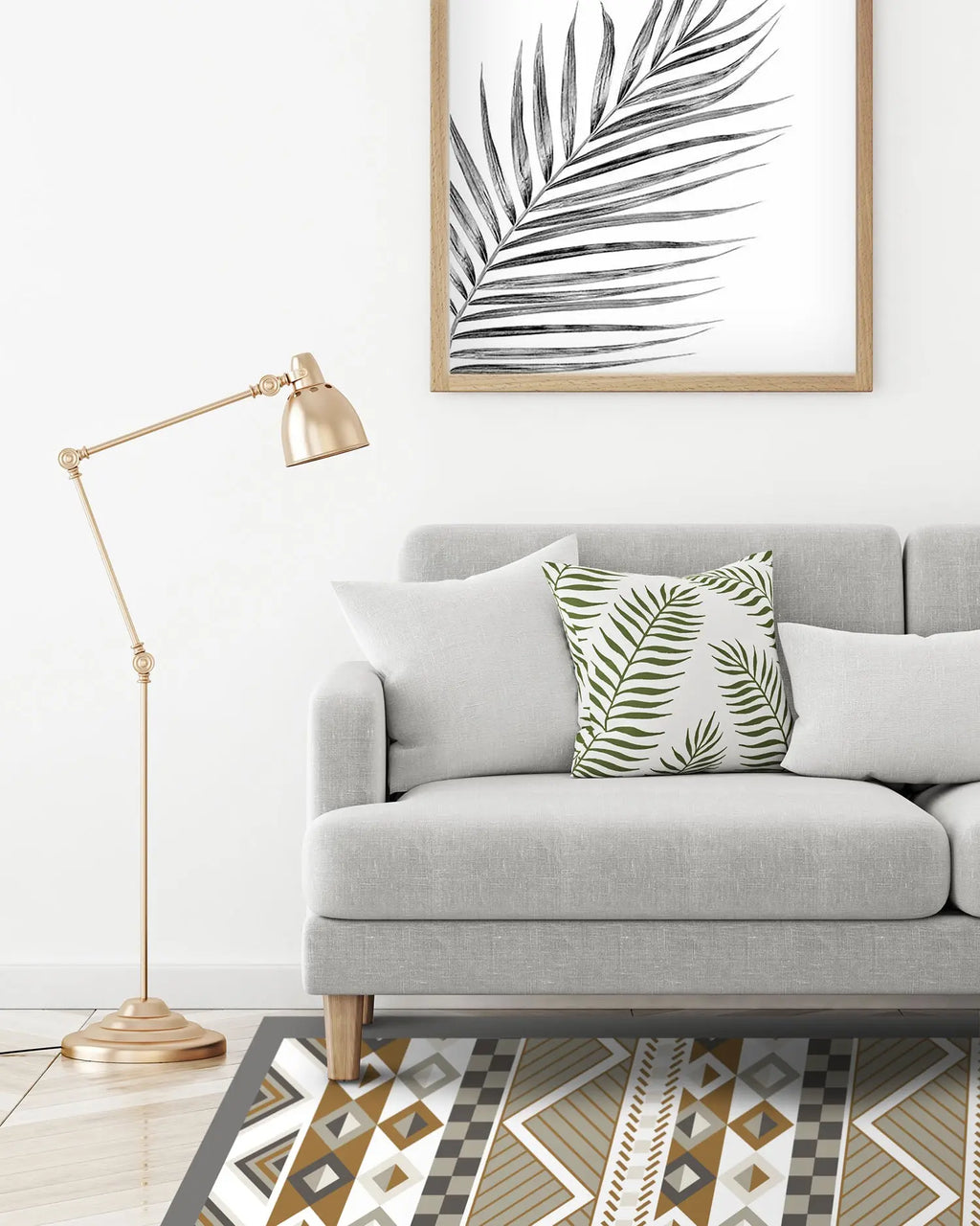 Alfombra Azteca Naranja freeshipping - Home and Living