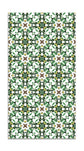 Alfombra Azulejo Hidráulico Tipo Oriental Verde freeshipping - Home and Living