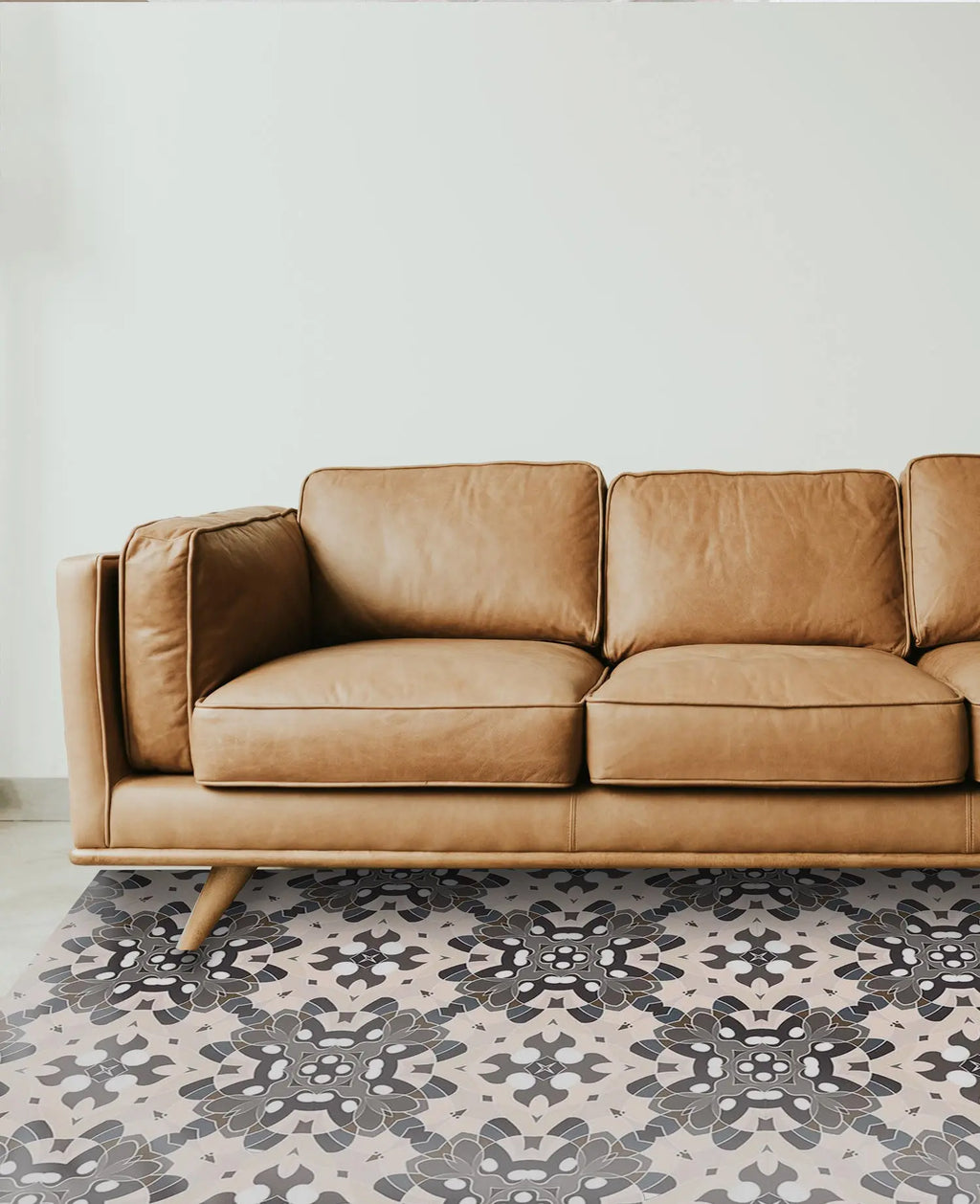 Alfombra Azulejo Oriental Gris freeshipping - Home and Living