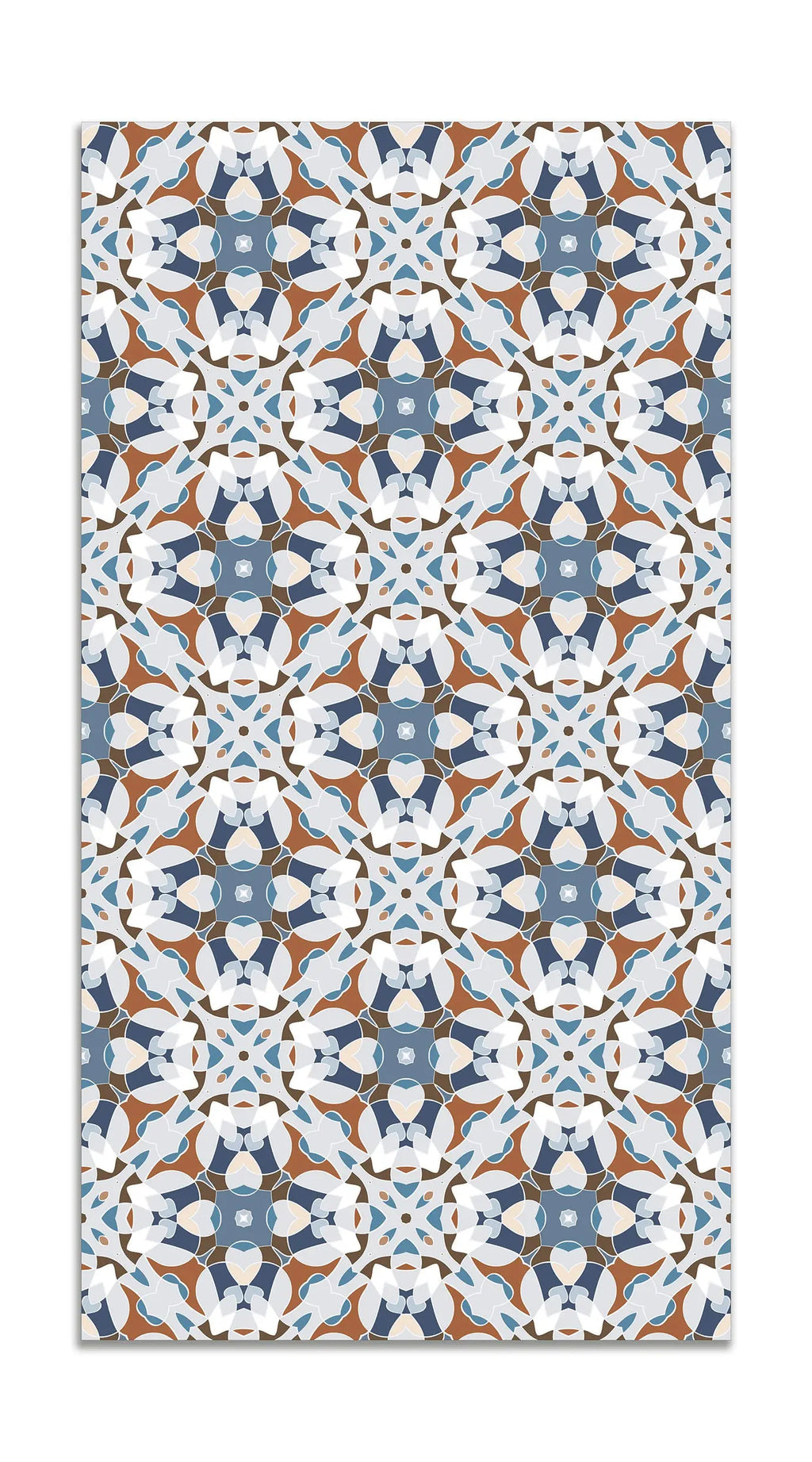 Alfombra Baldosa Modelo Oriental Azul freeshipping - Home and Living