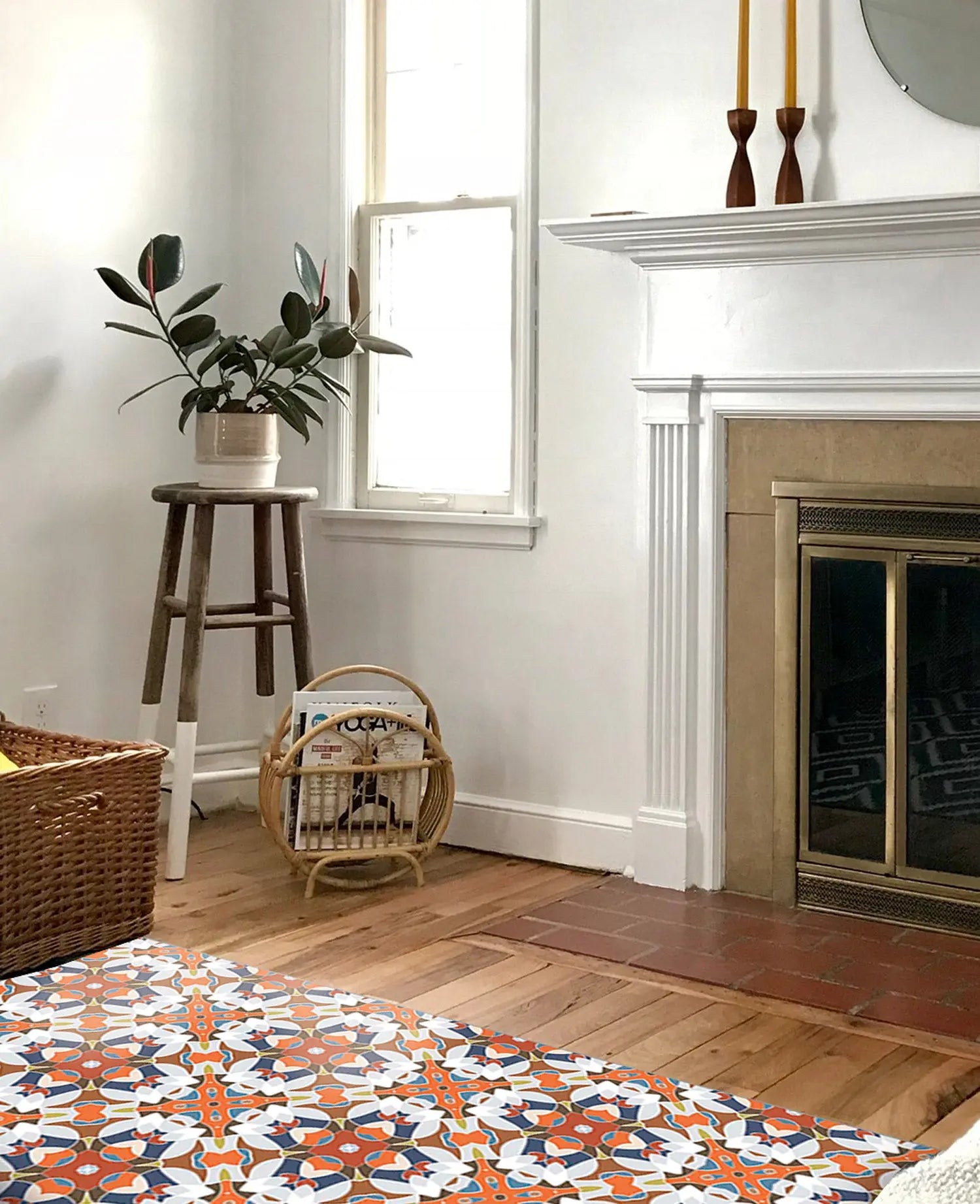 Alfombra Baldosa Modelo Oriental Original freeshipping - Home and Living