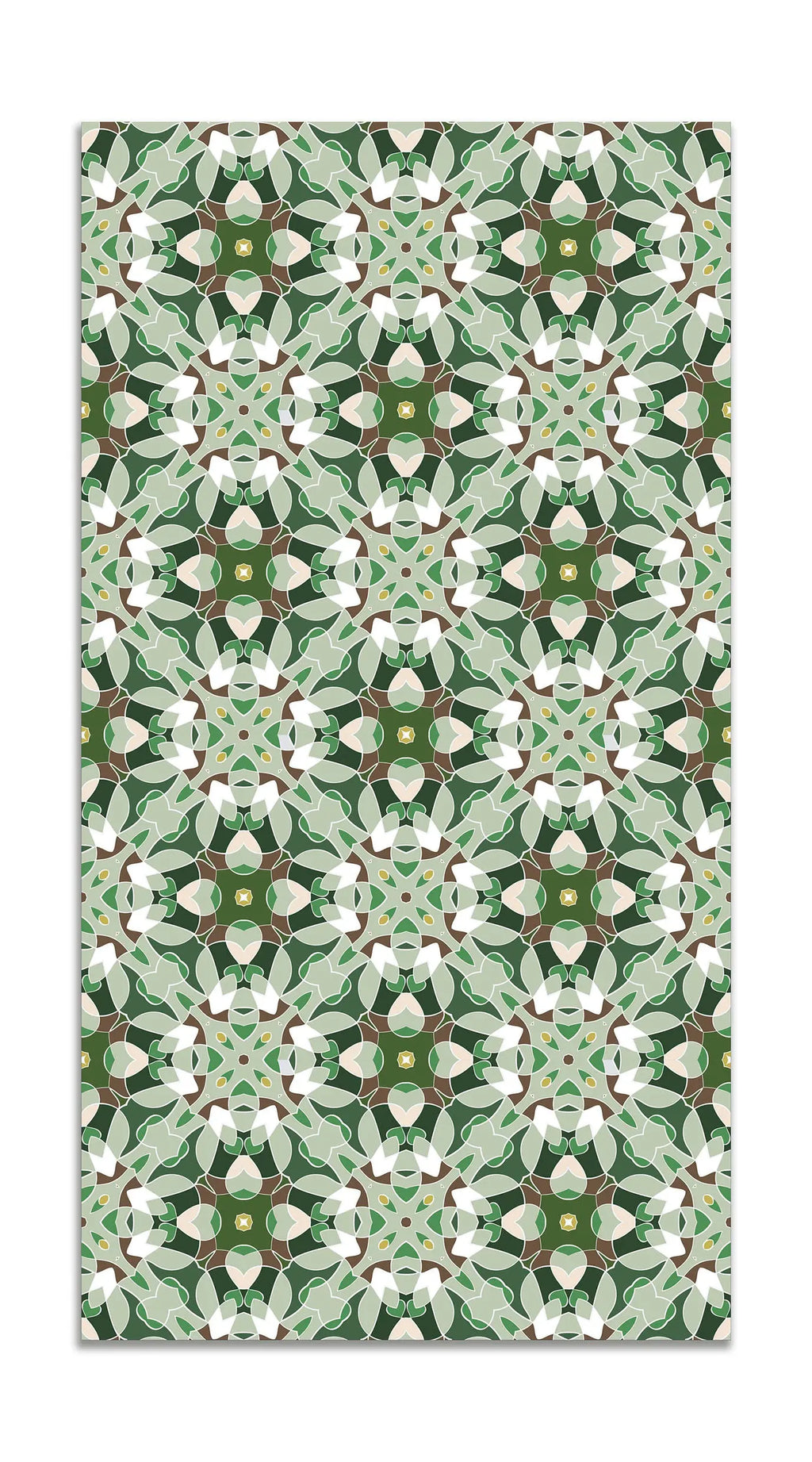 Alfombra Baldosa Modelo Oriental Verde freeshipping - Home and Living