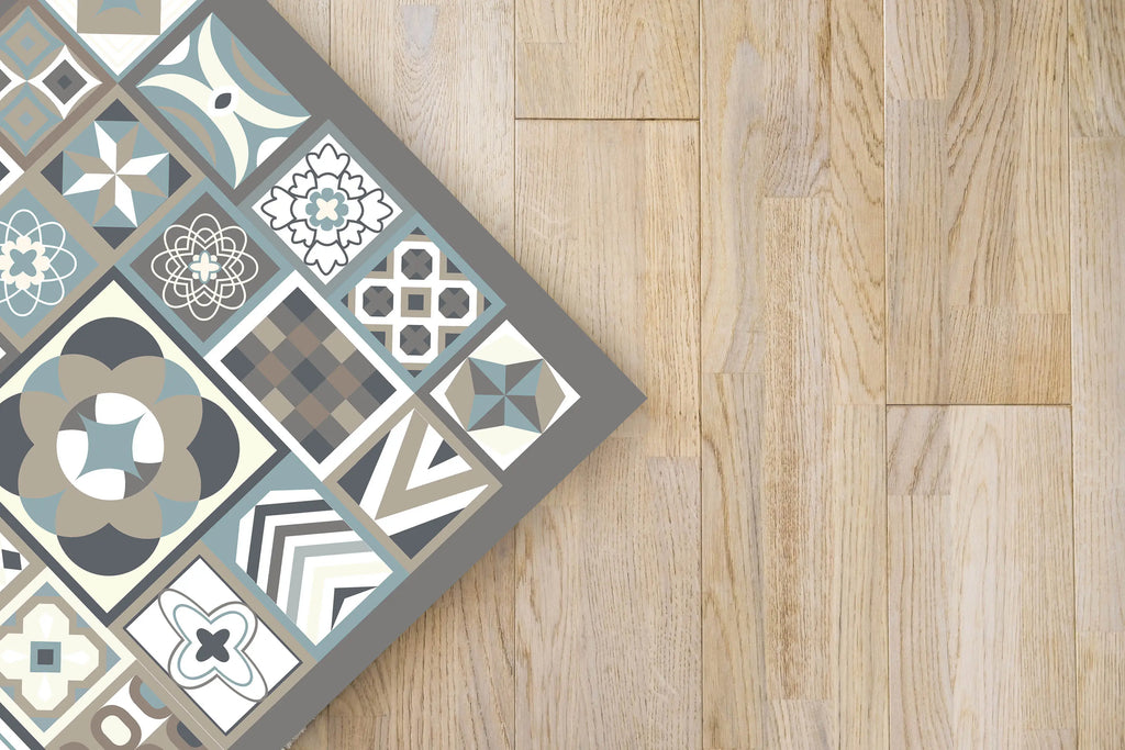 Alfombra Baldosín Azul freeshipping - Home and Living