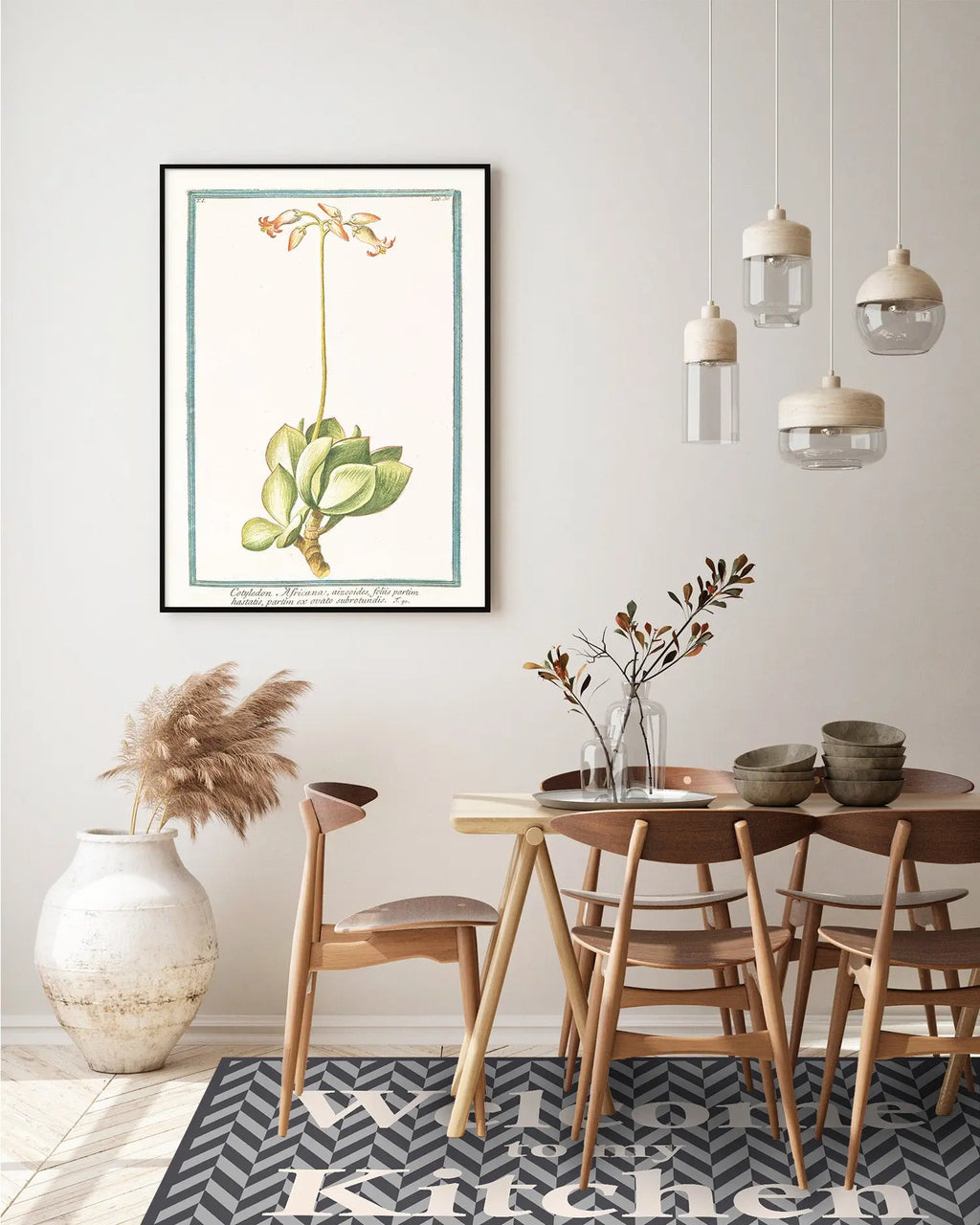 Alfombra Bienvenido a mi Cocina Gris freeshipping - Home and Living