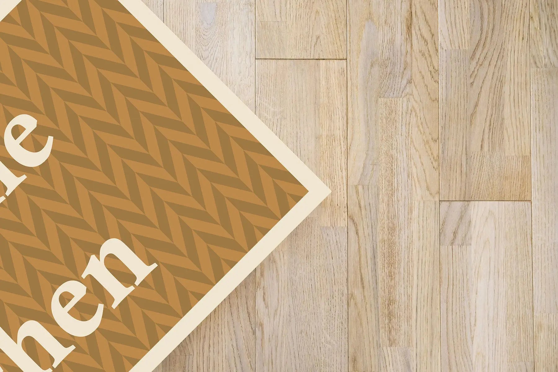 Alfombra Bienvenido a mi Cocina Naranja freeshipping - Home and Living