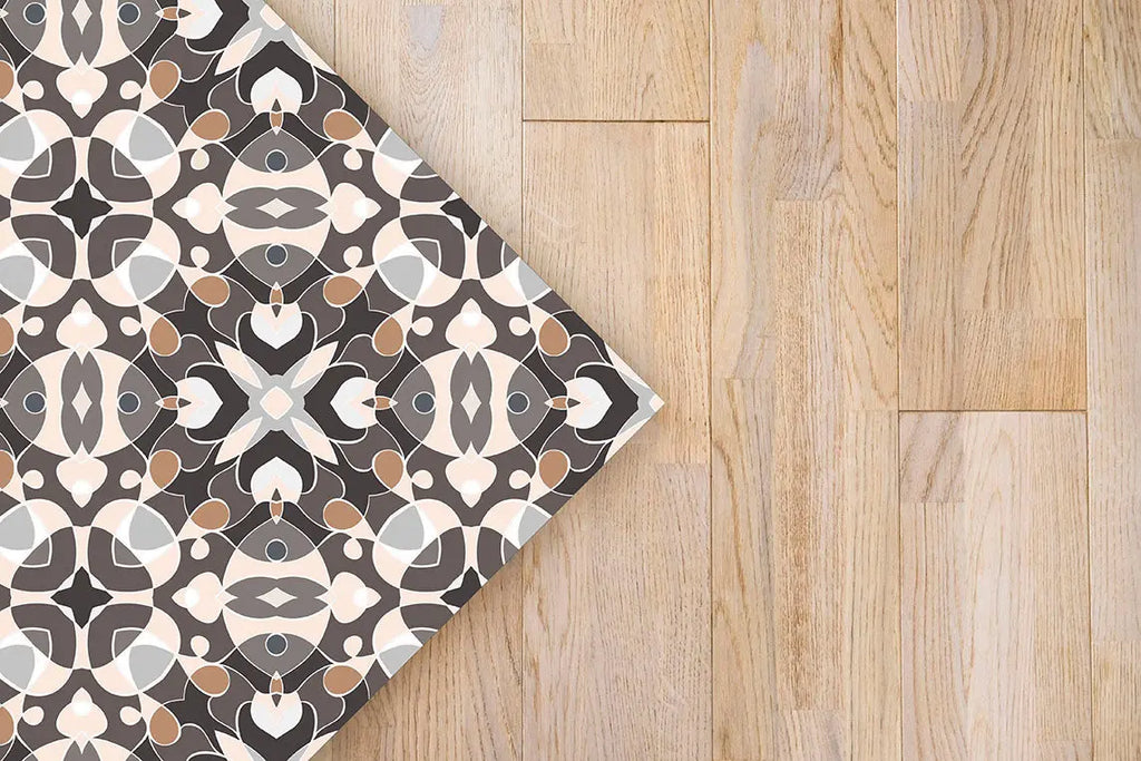 Alfombra Estilo Hidráulico Oriental Gris freeshipping - Home and Living