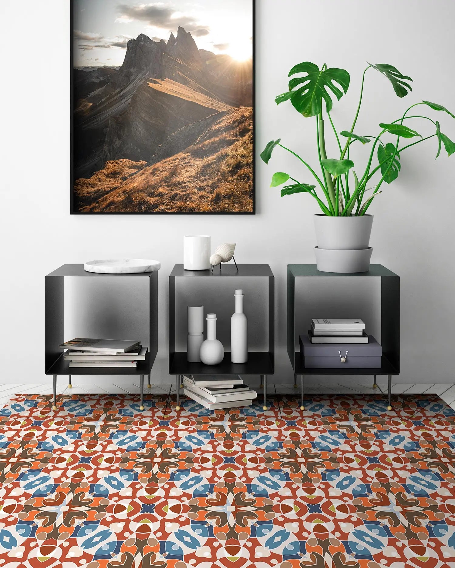 Alfombra Estilo Hidráulico Oriental Original freeshipping - Home and Living