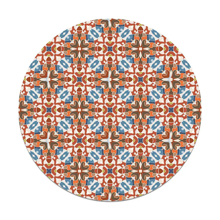 Alfombra Estilo Hidráulico Oriental Original Redonda freeshipping - Home and Living