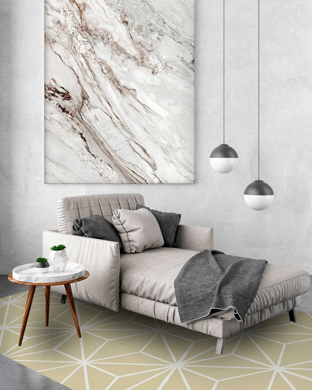 Alfombra Estrellada Verde Pastel freeshipping - Home and Living