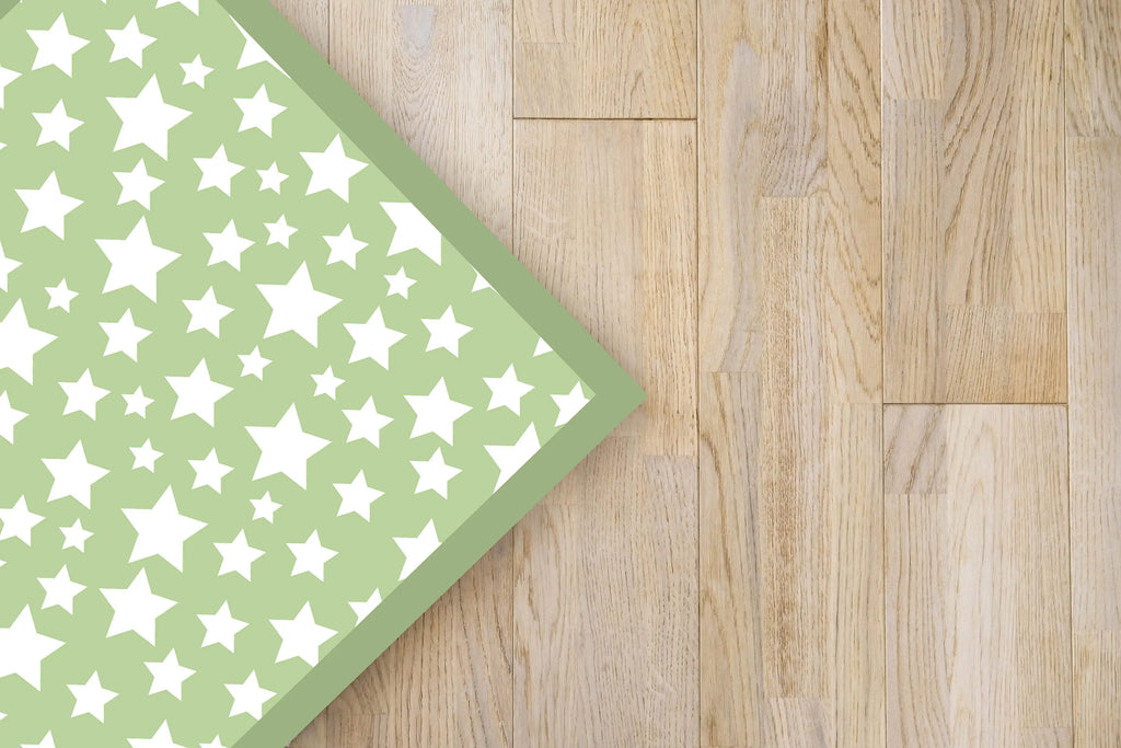 Alfombra Estrellas Verde freeshipping - Home and Living