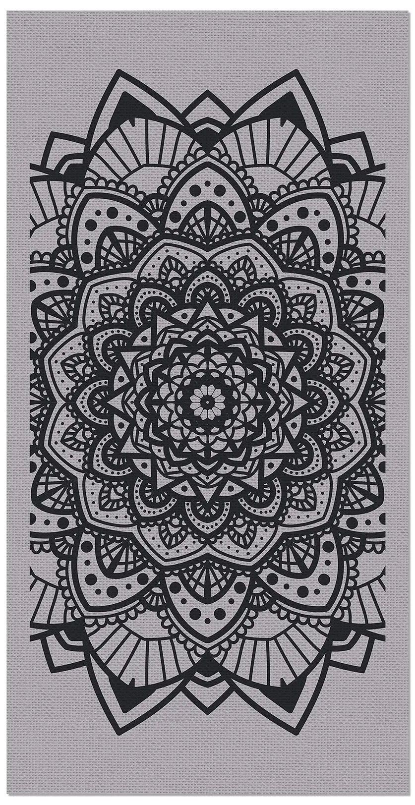 Alfombra Exterior Mandala Negro Home & Living