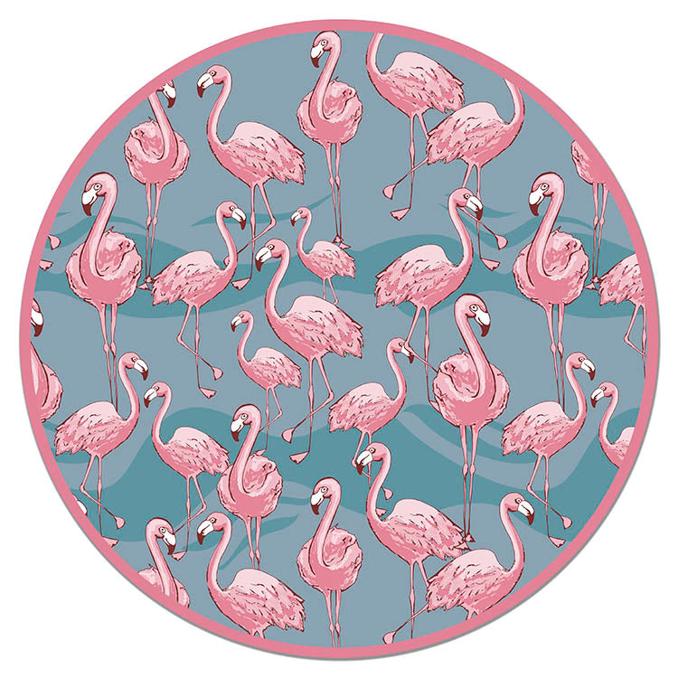 Alfombra Flamencos Redonda Home & Living 