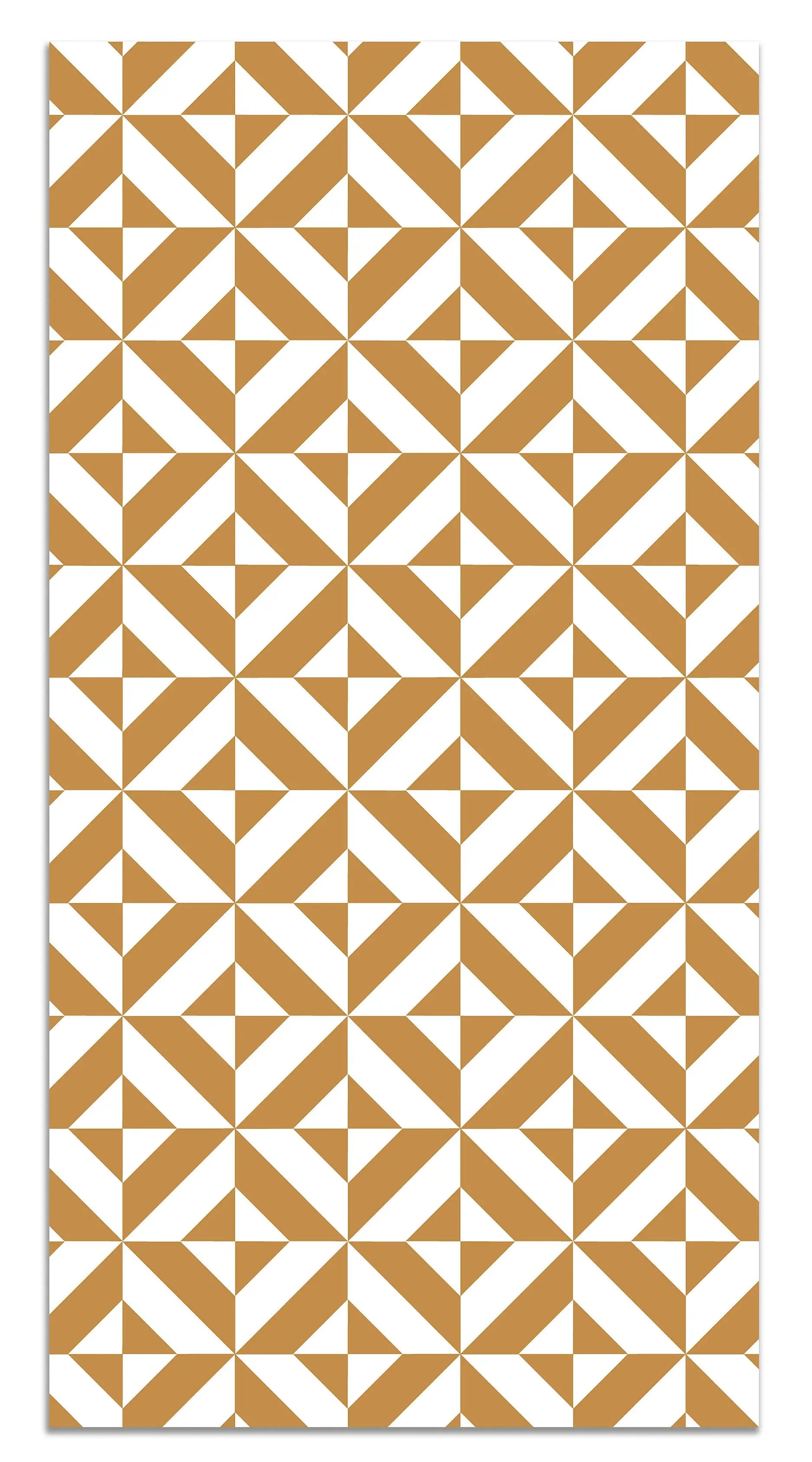 Alfombra Geometría Mostaza freeshipping - Home and Living