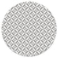 Alfombra Geometría Redonda Gris freeshipping - Home and Living