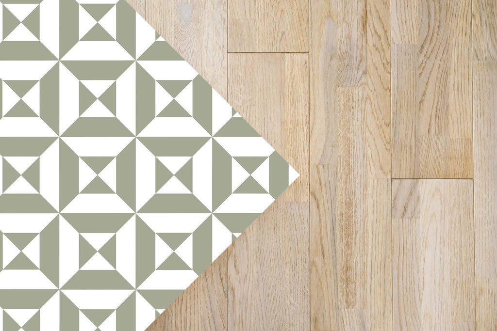 Alfombra Geometría Verde freeshipping - Home and Living