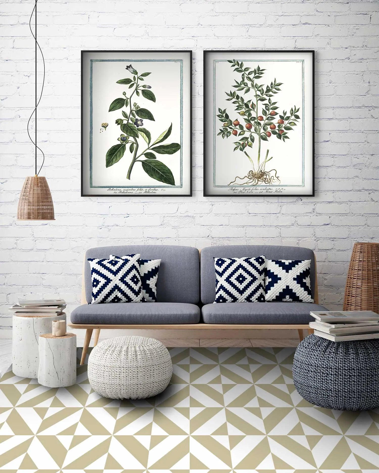 Alfombra Geometría Verde Pastel freeshipping - Home and Living