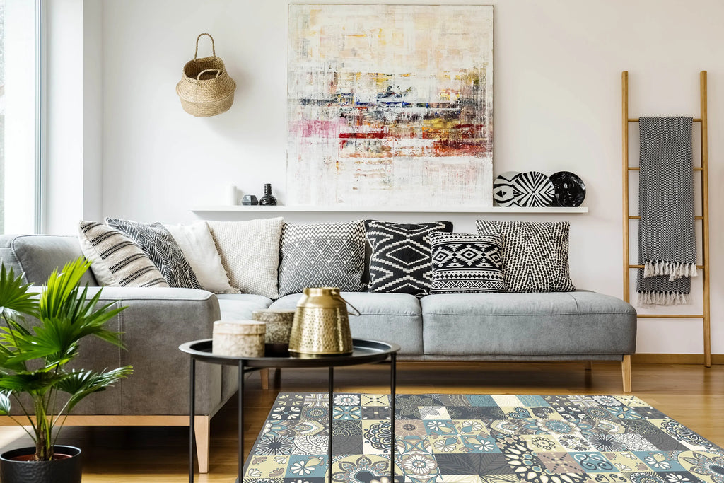 Alfombra Hidráulica Azul freeshipping - Home and Living