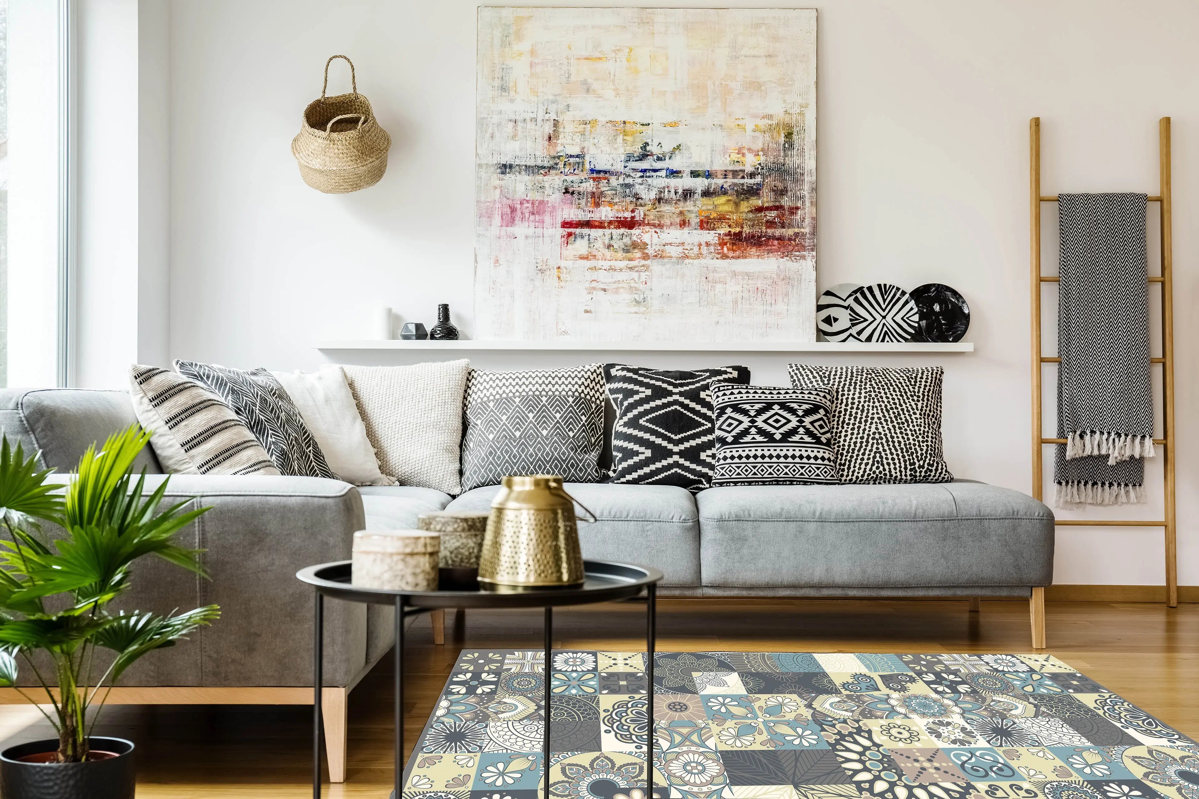 Alfombra Hidráulica Azul freeshipping - Home and Living