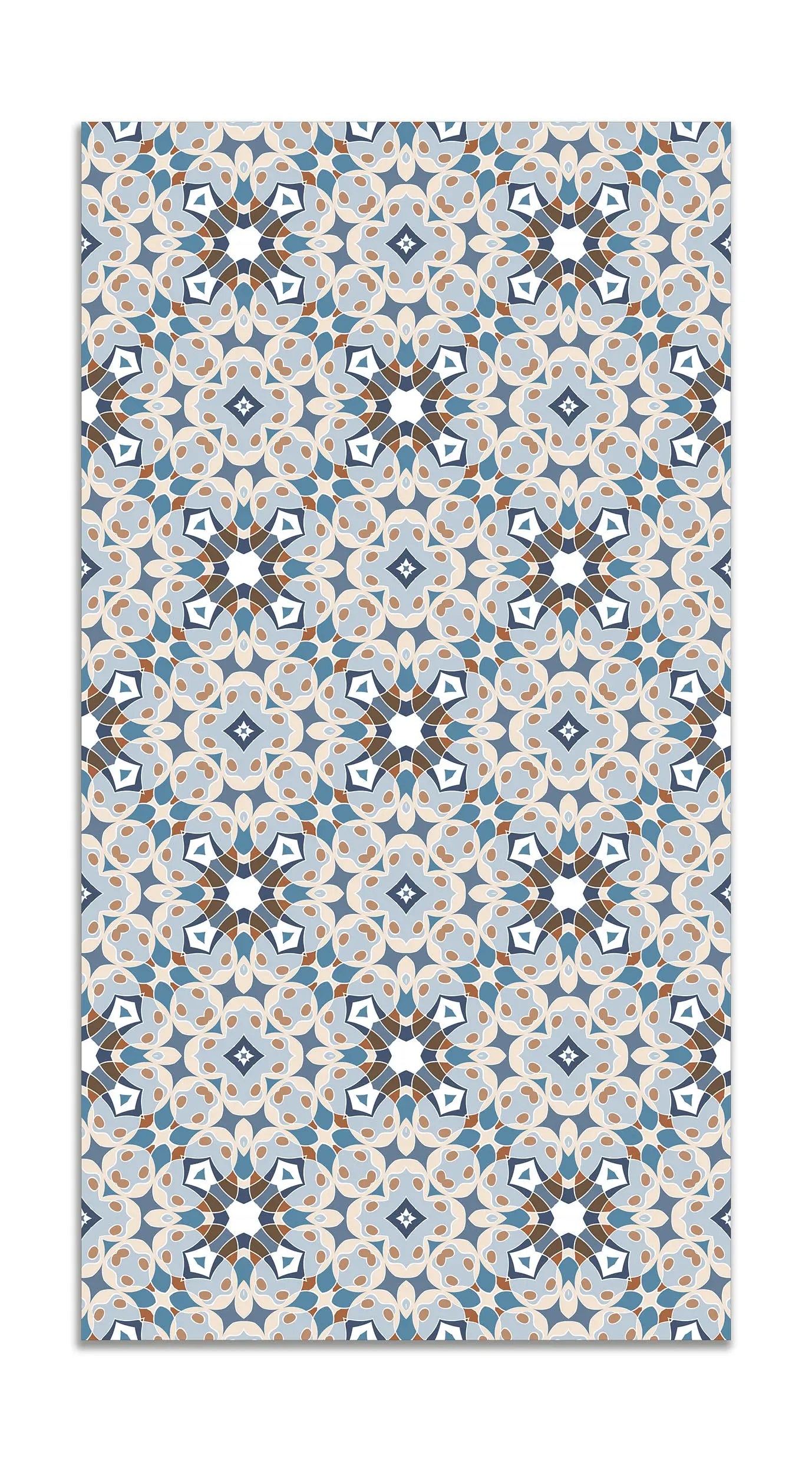 Alfombra Hidráulica Tipo Oriental Azul freeshipping - Home and Living