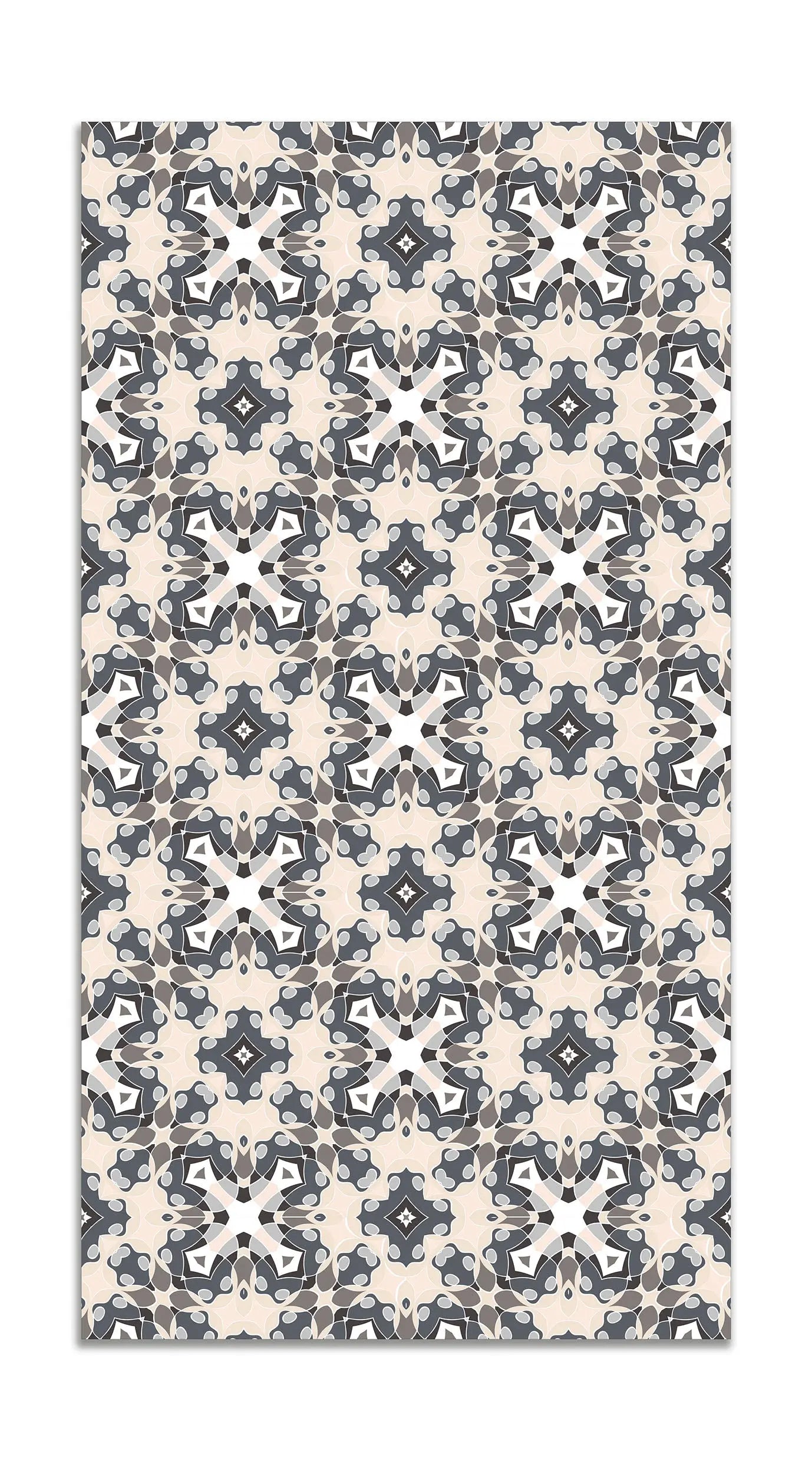 Alfombra Hidráulica Tipo Oriental Gris freeshipping - Home and Living