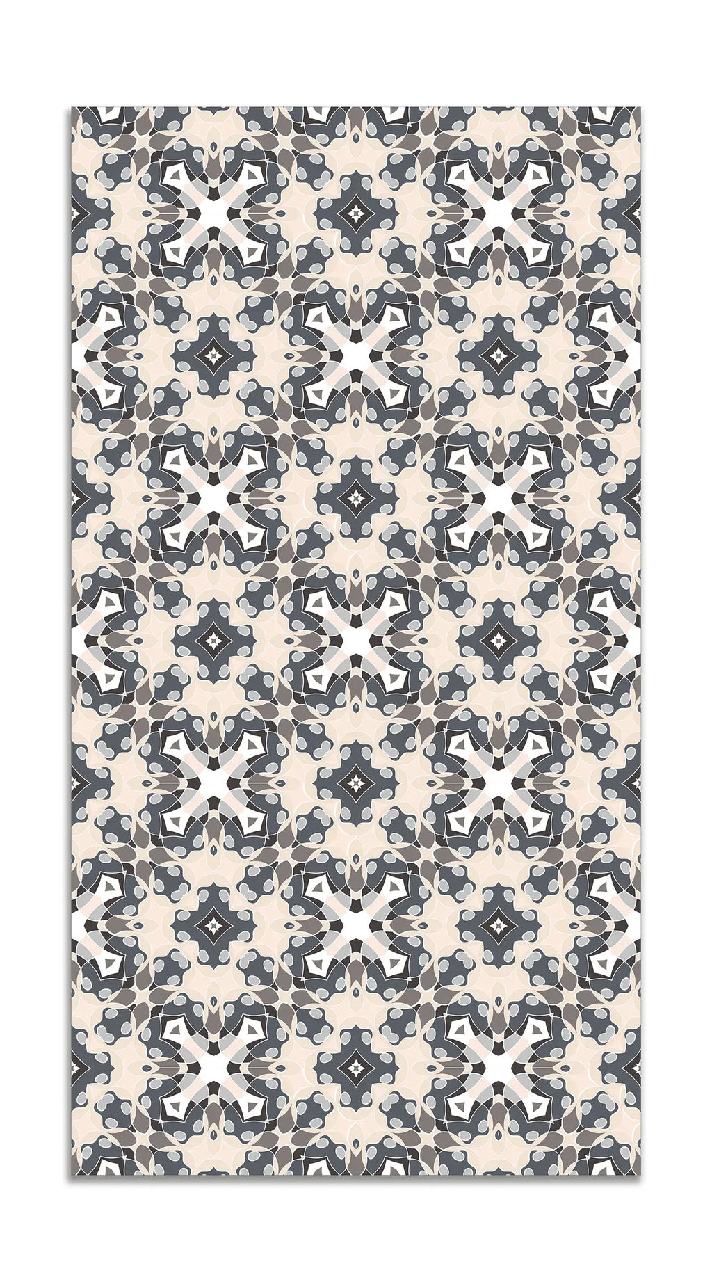 Alfombra Hidráulica Tipo Oriental Gris freeshipping - Home and Living