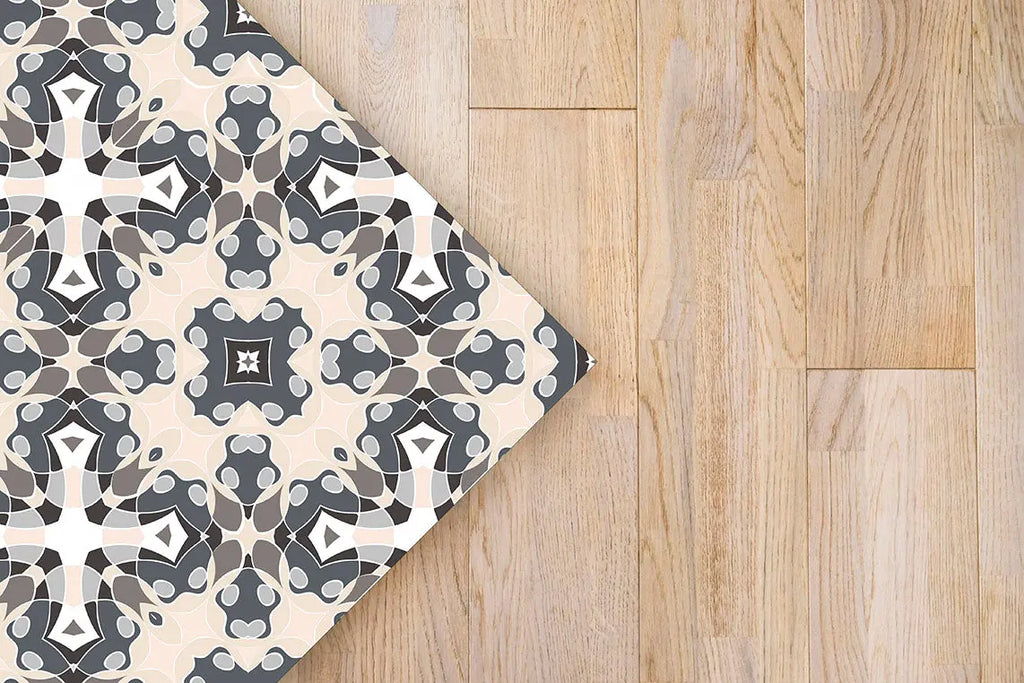 Alfombra Hidráulica Tipo Oriental Gris freeshipping - Home and Living