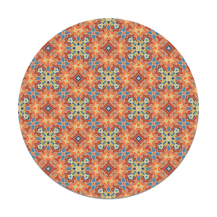 Alfombra Hidráulica Tipo Oriental Original Redonda freeshipping - Home and Living