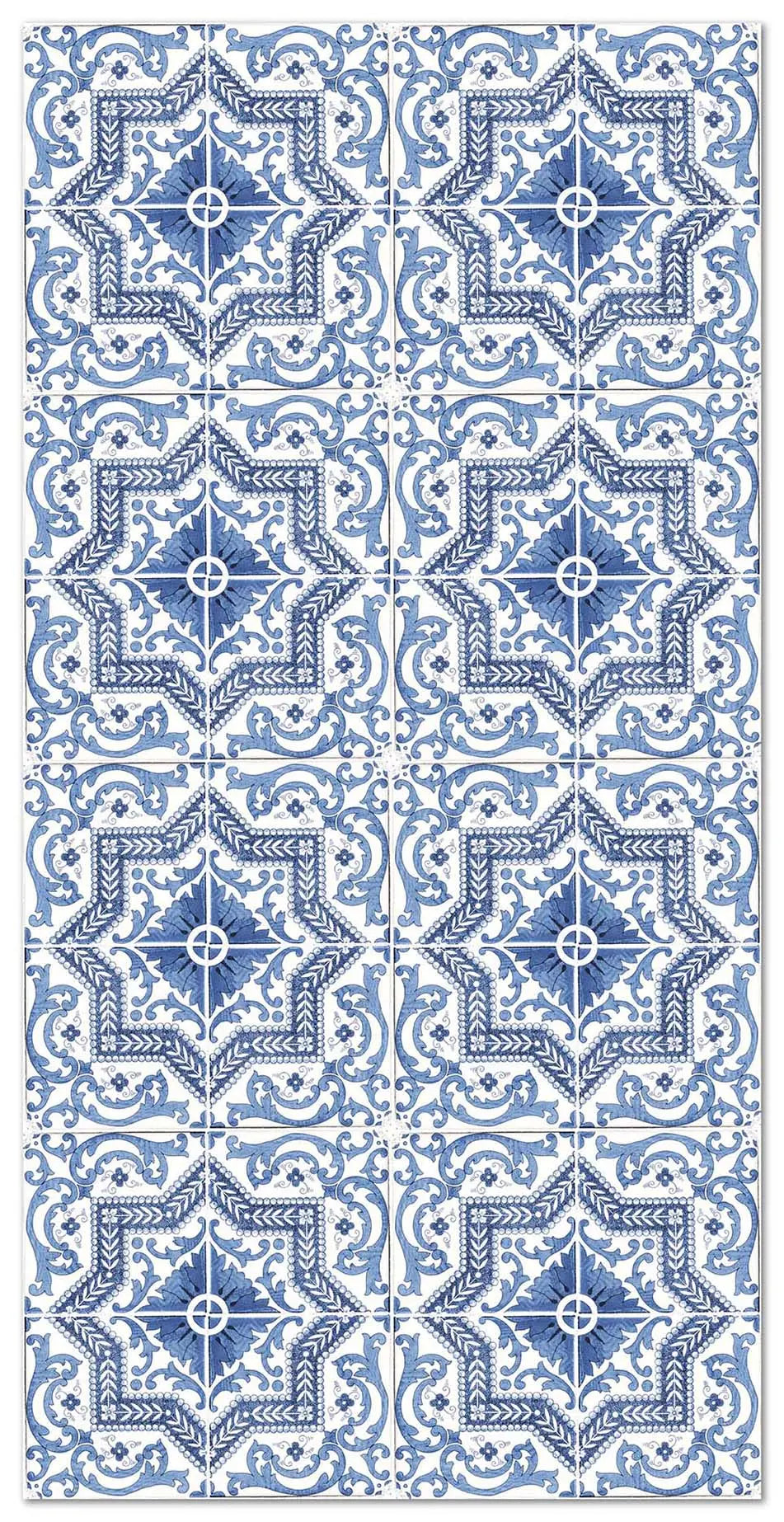 Alfombra Hidráulica Toledo Azul Home & Living