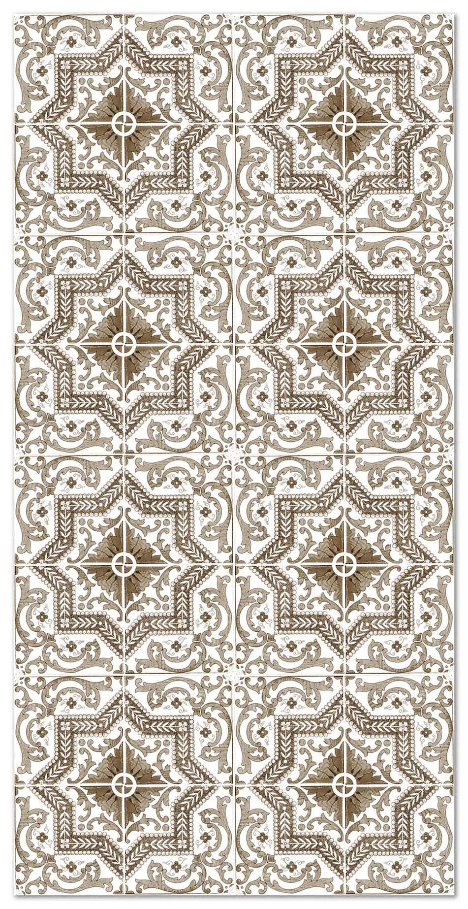 Alfombra Hidráulica Toledo Marrón Home & Living