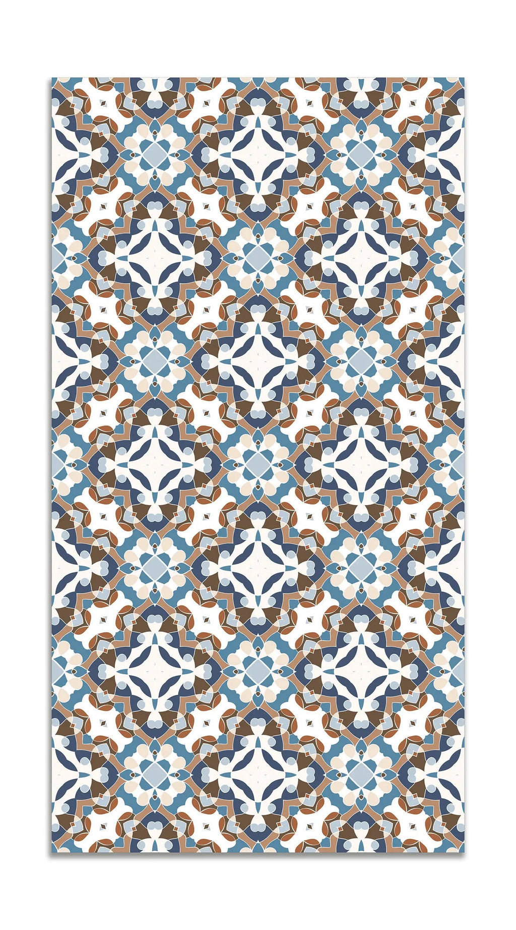 Alfombra Hidráulico Oriental Azul freeshipping - Home and Living