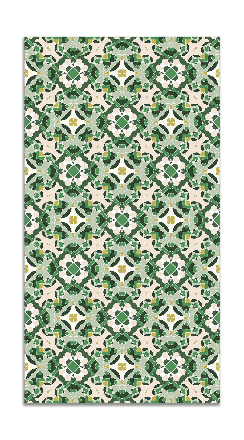 Alfombra Hidráulico Oriental Verde freeshipping - Home and Living